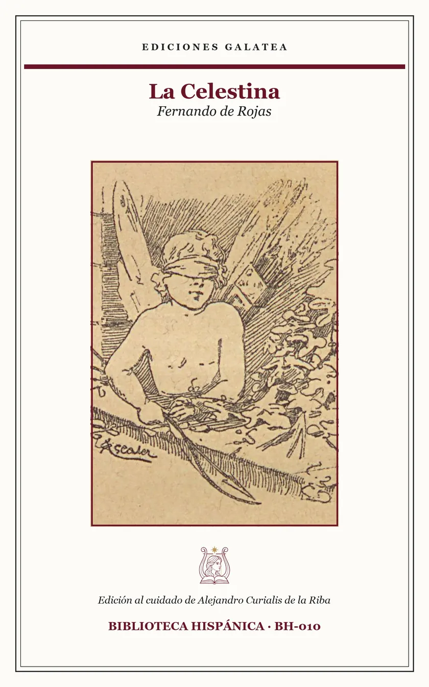 Cubierta de La Celestina, de Fernando de Rojas, en Ediciones Galatea