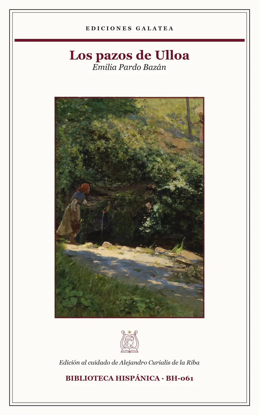 Cubierta de Los pazos de Ulloa, de Emilia Pardo Bazán, en Ediciones Galatea
