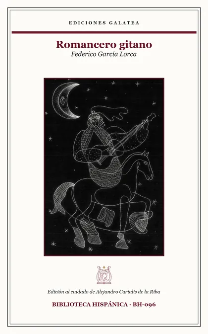 Cubierta de Romancero gitano, de Federico García Lorca